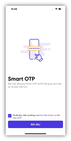 Đăng ký sử dụng SmartOTP